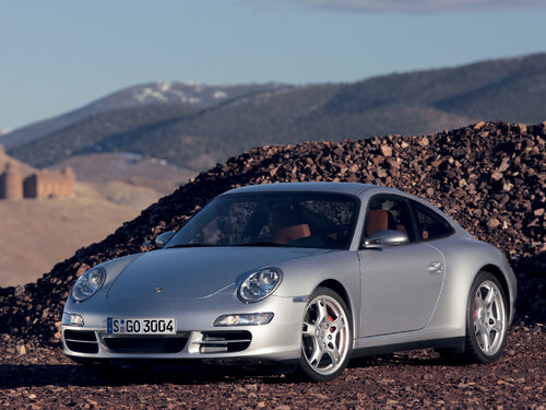 Коврики ЭВА "EVA сота" для Porsche 911 (Carrera 997) 2004 - 2014, черные, 4шт.