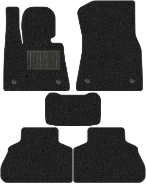 Коврики текстильные "Классик" для BMW X5 IV (suv / G05) 2018 - Н.В., темно-серые, 5шт.
