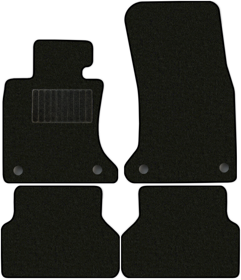 Коврики текстильные "Стандарт" для BMW M5 (седан / E60) 2005 - 2010, черные, 4шт.